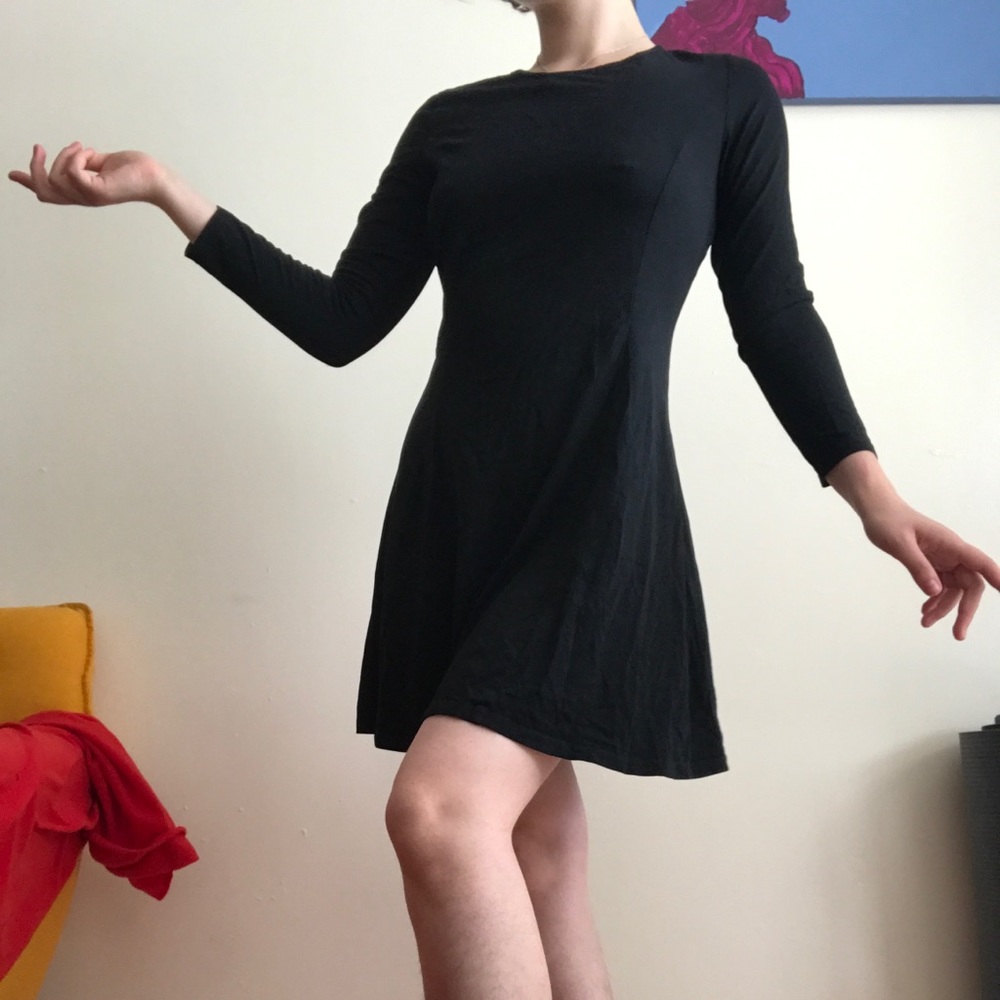 Classic black witchy dress